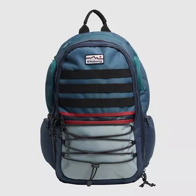 Billabong Combat Backpack Mens In Deep Blue-  -Blue • $99.99