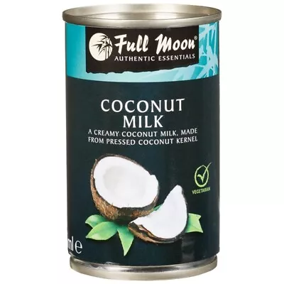 Pack Of 6 Tins Coconut Milk 165ml - Suitable For Vegetarians • £8.99