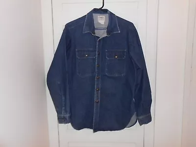 RM Williams Longhorn Blue Denim Shirt Size XL / 44cm  Great Pre Loved Condition • $36