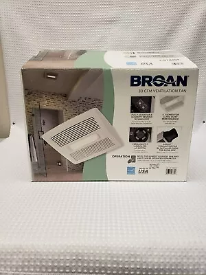 Broan 80 CFM Ventilation Fan W/ LED Light .7 Sones • $60