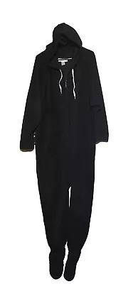 Forever Lazy  Sleepwear Adult Bodysuit Black Unisex Size Small Oversized Comfy • $17