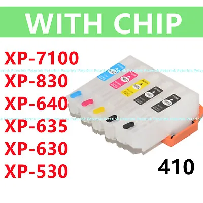Empty Refillable Ink Cartridge T410 410 XL W/ Chip For XP7100 XP830 XP640 XP630 • $49.99