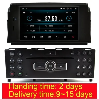 For Mercedes Benz C Class W204 S204 Apple Carplay Car CD DVD Player Stereo Radio • $436.99