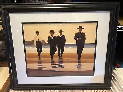 Signed Jack Vettriano Wall Art Print Billy Boys Approximately 23 X19  With Frame • £62.65