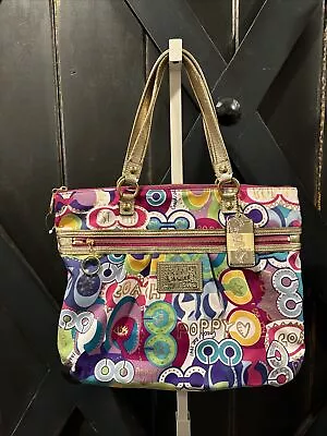 COACH Poppy Pop C Glam Shoulder Bag Pocket Tote Rare Limited Edition Y2K NWOT • $169.99