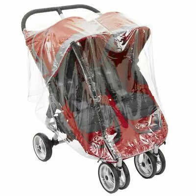 £19.99 • Buy Double City Mini Gt Baby Jogger Rain Cover Break Access Pvc Bargain Made In Uk