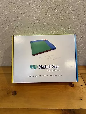 Math U See Manipulatives Math Algebra Decimal Insert Kit Blocks  • $20