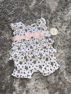£12.99 • Buy New With Tags - Kyle & Deena Floral Frill Spanish Romper - 3 - 6 Months 
