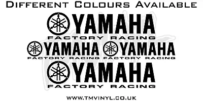 4 Piece Yamaha Factory Racing R1 R6 Sticker Set - Different Colours Available • £6