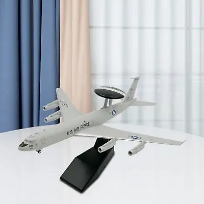 Diecast Model Simulation 1:200 USA E-3 Sentry Airplane Aircraft With Stand For • £27.26