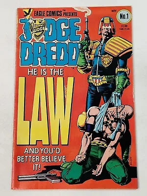 Judge Dredd 1 Eagle Quality Comics 1st App Judge Dredd In US Comics Bronze 1983 • $49.99