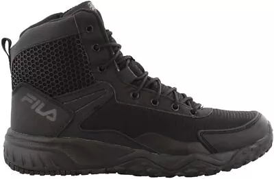 Fila Mens Tactical Combat Military Style Black Black Mens Work Boots • $72.95
