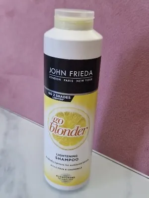 John Frieda Go Blonde Hair Lightening Shampoo Citrus & Chamomile 500ml • £11.99