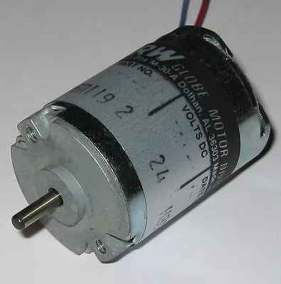 TRW Globe 405A Motor - 24 V - Permanent Magnet Motor - Made In USA - 5200 RPM • $9.50