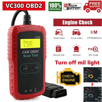Car OBD2 Scanner OBD Code Reader Check Engine Fault Automotive Diagnostic Tool • $14.99