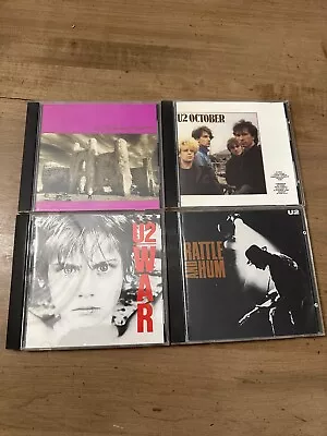 U2  CD  4 Lot   War October The Unforgettable Fire Rattle And Hum • $24.99