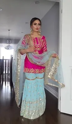 Salwar Kameez Wedding Pakistani Dress New Bollywood Designer Indian Party Wear • $94.60