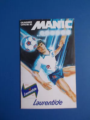 1982  Official Schedule  Defunct Montreal Manic  Nrmt Or Better • $3.64