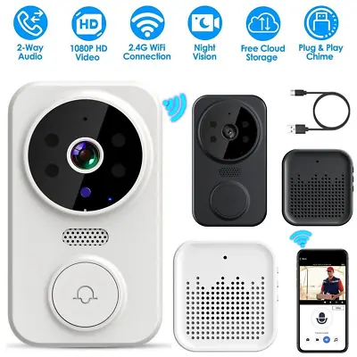 WiFi Wireless Intercom Smart Doorbell Video Security Camera Door Bell Chime USA • $14.99