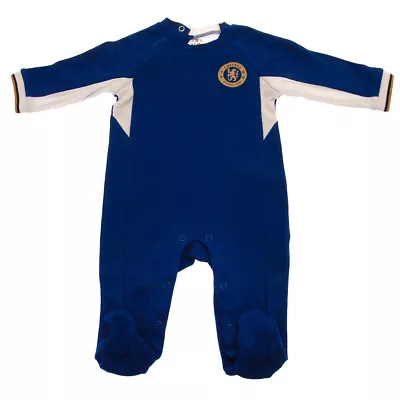 Chelsea FC Baby Kit Sleepsuit Baby Grow Official Merchandise 0-3 To 12-18 Months • £18.49