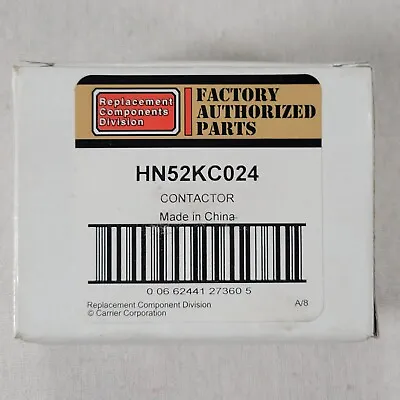 Carrier Universal Contactor HN52KC024 2 Pole 30Amp 24 Volt Coil • $14.39