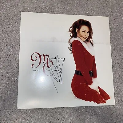 $325 • Buy Mariah Carey Merry Christmas Signed Autograph Autographed Vinyl Record LP ALL I