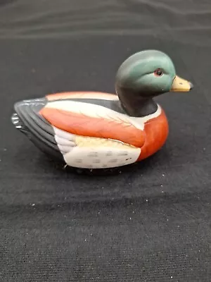 Vintage Jasco Mallard Duck Porcelain Lint Remover Brush 1982 Collectible • $14.89