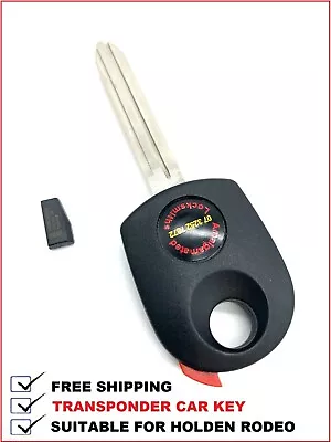 Transponder Car Key Suitable For Holden Rodeo RA 2006 2007 2008 Toy43R-46 • $29.95