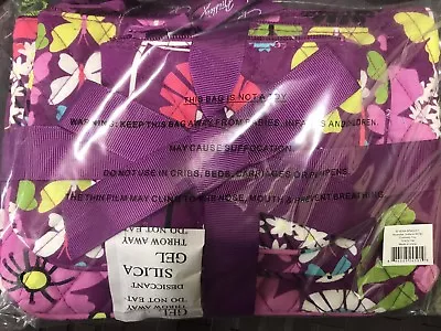 Vera Bradley Cosmetic Trio Flutterby Purples Travel Makeup Cases New Rare • $39