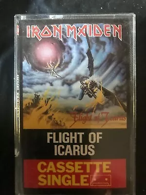 IRON MAIDEN - FLIGHT Of ICARUS - CASSETTE SINGLE 1983 EMI TC IM4 Original • $31