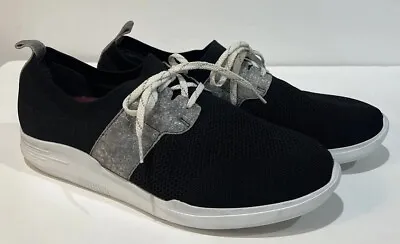 Munro Sandi Sneaker Black White Athletic Shoes Womens Size 12 • $44.50