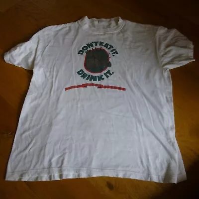 Moosehead Beer Vintage 80s? T Shirt White Retro Approx Large L • $37.32