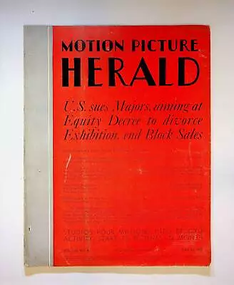 Motion Picture Herald Magazine Vol. 132 #4 GD- 1.8 1938 • $25