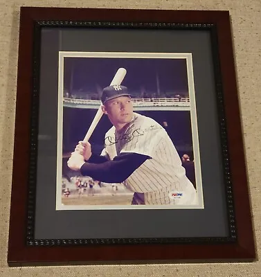 Mickey Mantle Auto Autographed 8x10 PSA Signed Framed • $359.99