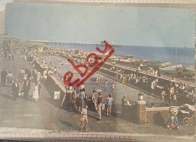 £1.49 • Buy Brighton Old Postcard Used Paddling Pool And Palace Pier Waf