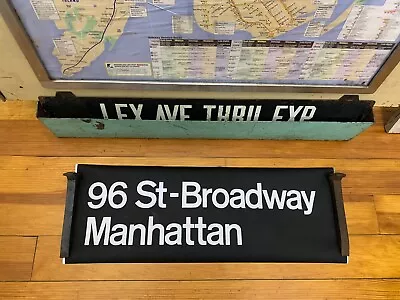 Ny Nyc R21 Subway Roll Sign 96 Street Manhattan Luxury W Side Condos 7 Ave Line • $139.95