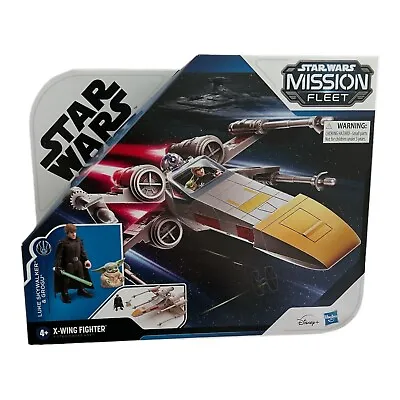 Star Wars Mission Fleet X-Wing Fighter Luke & Grogu Mini Figure F3789 • $14.99