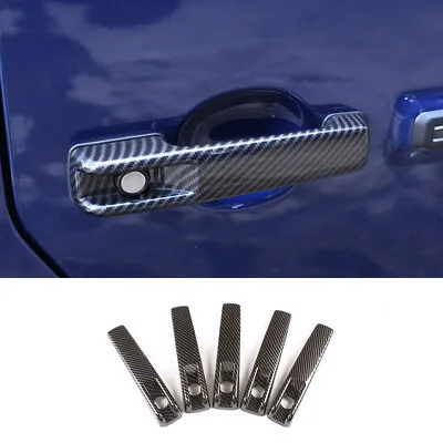 Real Carbon Fiber Exterior Door Handle Cover Trim For Benz G-Class 2004-2018 • $137.99