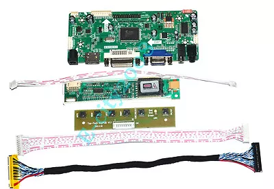 $26.98 • Buy (HDMI+DVI+VGA) Driver LVDS Controller Kit For LTN154AT09 LTN154AT01 LTN154AT07