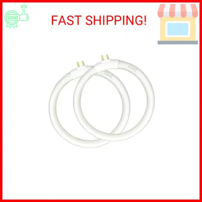 (2pack) 4.75’’ T4 Type 12W 6400K Circular Bulb Replacement For Magnifier Desk Li • $25.53