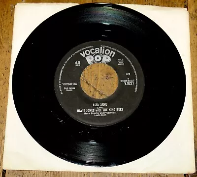 £125 • Buy DAVIE JONES BOWIE KING BEES ~ LIZA JANE B/w LOUIE ~ UK VOCALION 1970s REISSUE 7 