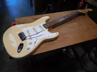 $275 • Buy Vintage Fender Stratocaster Squire Guitar, Korea, 1994