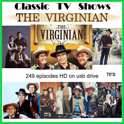 The Virginian - 249 Classic Tv Shows  HQ • $42.95