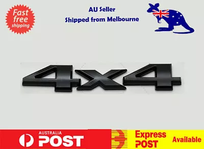 4x4 Car Badge Sticker 3d Metal Emblem 4wd Black Jeep Universal Fit (black) • $8.95