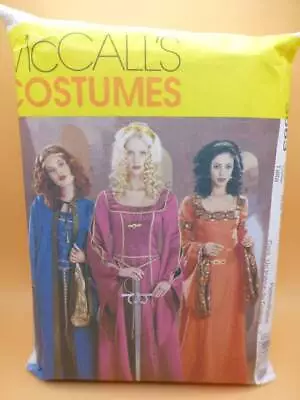 £17.50 • Buy McCALL'S 3663 MISSES' MEDIEVAL-CAMELOT DRESS COSTUME SEWING PATTERN SZ 6-12