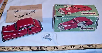 Auto Miracle 2002 Car Tin Wind Up Toy Joustra France Boxed • $149.99