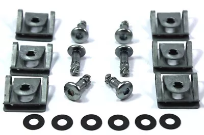 £13.99 • Buy 6x Dzus Fasteners Allen Key Hex Head 6x17mm & Clips Honda Fairing Panel Genuine