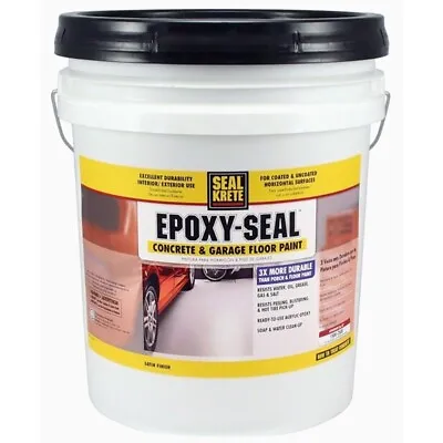 Seal-Krete Epoxy-Seal Concrete And Garage Metallic Slate Gray 5 Gal • $243.51