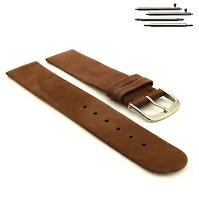 £11.95 • Buy Suede Leather Watch Strap Band Classic/Quick Release 12 14 16 18 20 22 Malaga MM