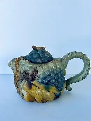 Majolica Style Vintage Fruit 3D Teapot  • $34.99